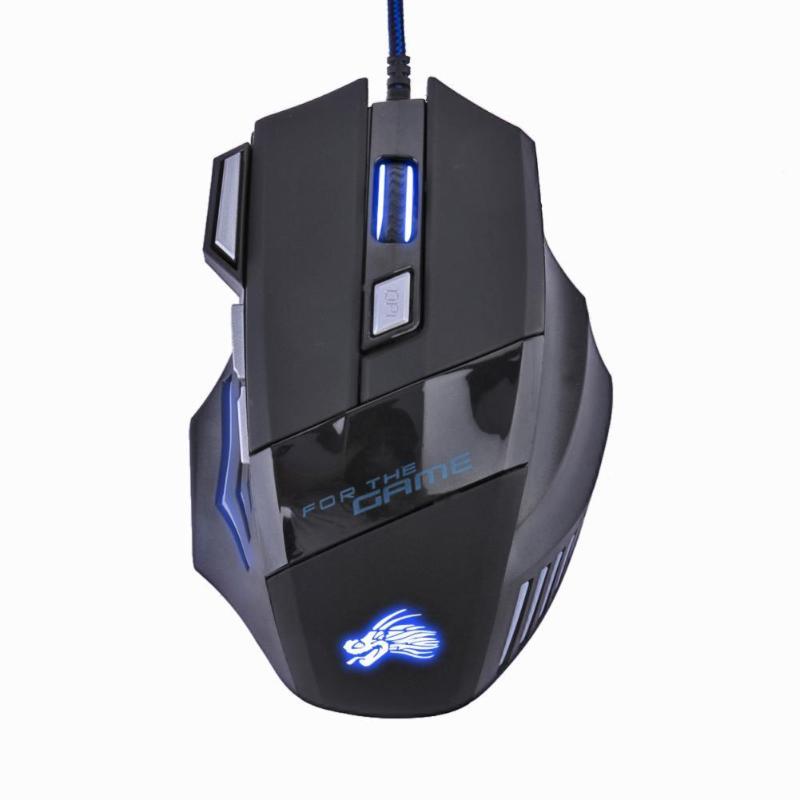 Wired Gaming Mouse | 5500 DPI | 7-Color LED Backlight | 7 Buttons