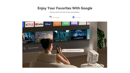 Wanbo T2 Ultra 1080p Smart Projector | Android TV 11 | 500 ANSI Lumens