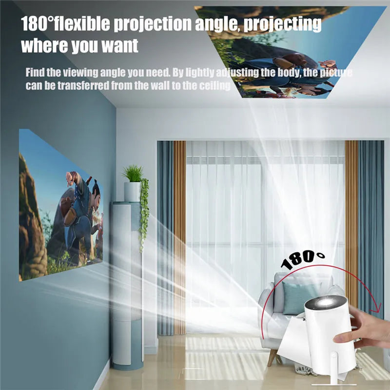 DITONG HY300 Plus HD Projector | 4K Decoding, Android 11, WiFi 6, 300 ANSI, Auto Focus