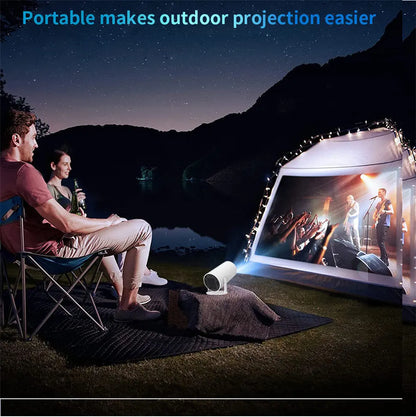 DITONG HY300 Plus HD Projector | 4K Decoding, Android 11, WiFi 6, 300 ANSI, Auto Focus