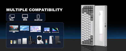 YUNZII AL68 Wireless Mechanical Keyboard | QMK/VIA, Hot-Swap, Gasket, Aluminum Build