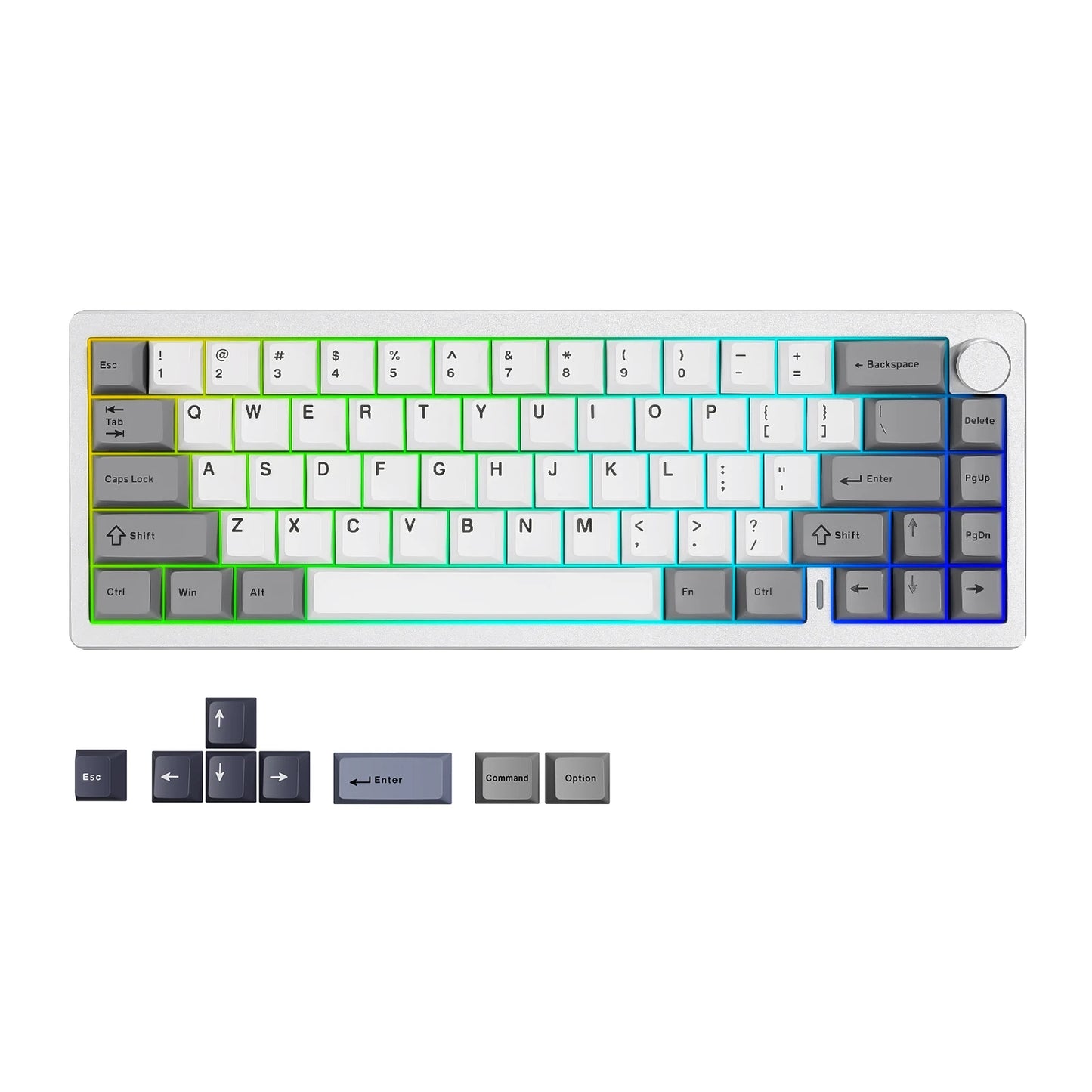 YUNZII AL68 Wireless Mechanical Keyboard | QMK/VIA, Hot-Swap, Gasket, Aluminum Build