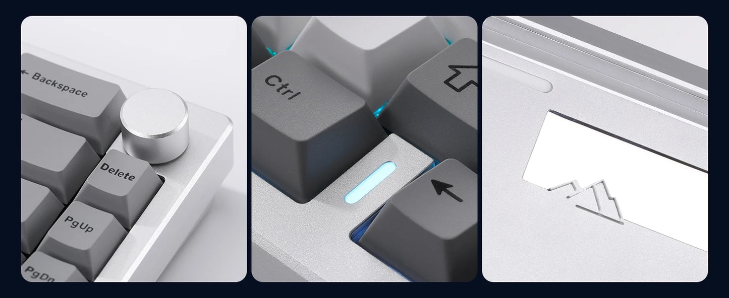 YUNZII AL68 Wireless Mechanical Keyboard | QMK/VIA, Hot-Swap, Gasket, Aluminum Build