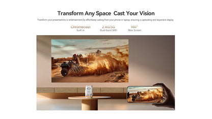 Wanbo T2 Ultra 1080p Smart Projector | Android TV 11 | 500 ANSI Lumens