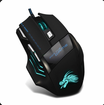 Wired Gaming Mouse | 5500 DPI | 7-Color LED Backlight | 7 Buttons