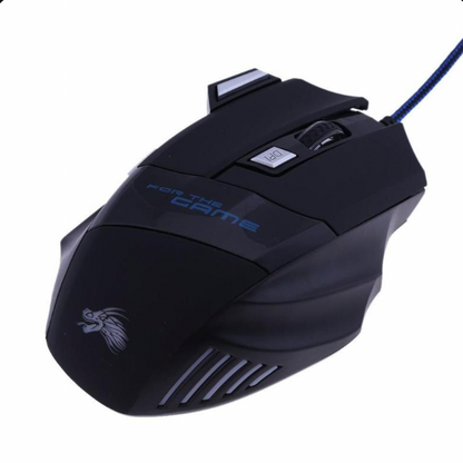 Wired Gaming Mouse | 5500 DPI | 7-Color LED Backlight | 7 Buttons