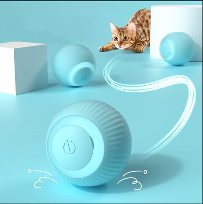 Smart Cat Interactive Toy Ball – Automatic Rolling, Obstacle Avoidance, USB Rechargeable, for Indoor Cats